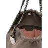 Stella McCartney Faux-Suede Ruched Bag - 