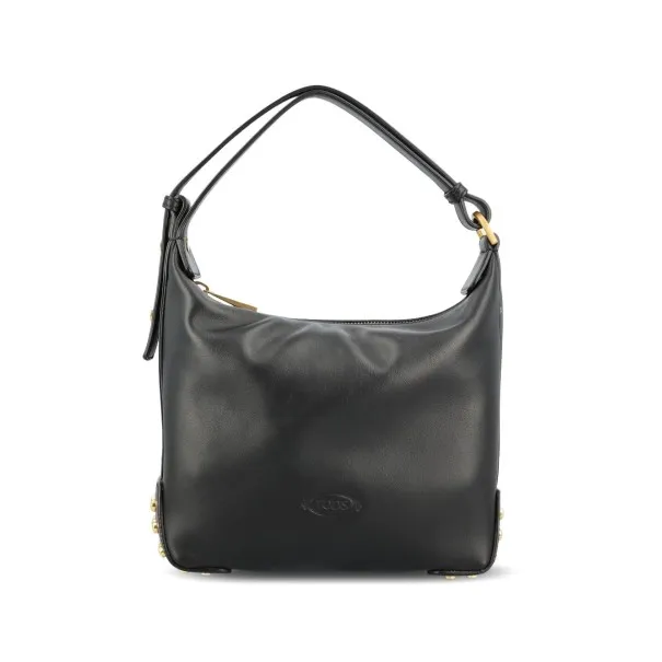 Tod's Studded Leather Shoulder Bag - Tods