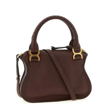 Chloé Marcie Bag With Saddle Stitching - CHLOE