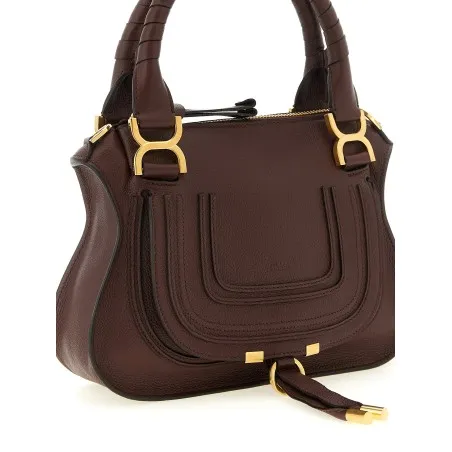 Chloé Marcie Bag With Saddle Stitching - CHLOE