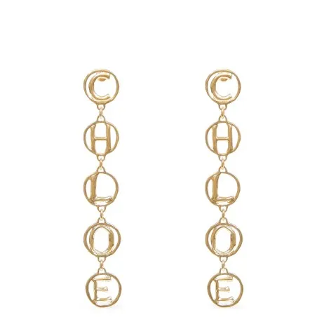 Chloé Script Earrings - CHLOE