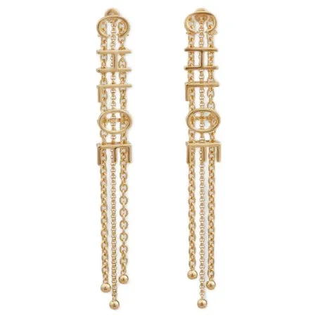 Chloé Lettering Pendant Earrings - CHLOE