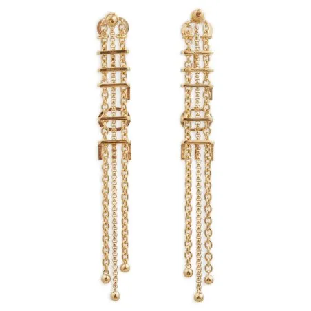 Chloé Lettering Pendant Earrings - CHLOE