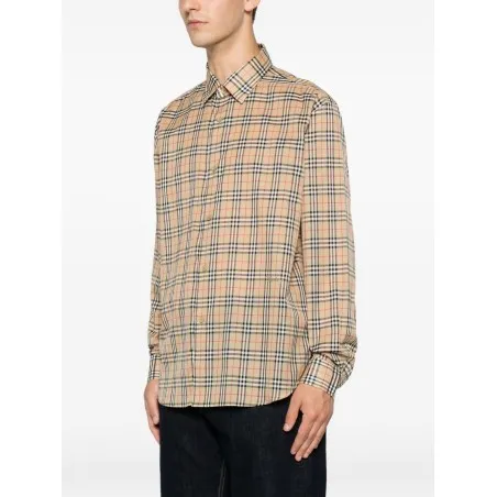 Burberry Shirts BEIGE - BURBERRY