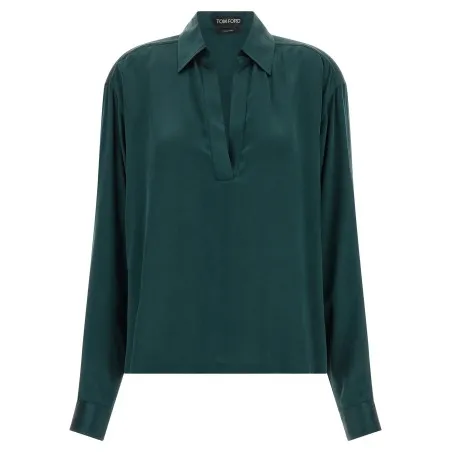 Tom Ford Satin Silk Polo Shirt - Tom Ford