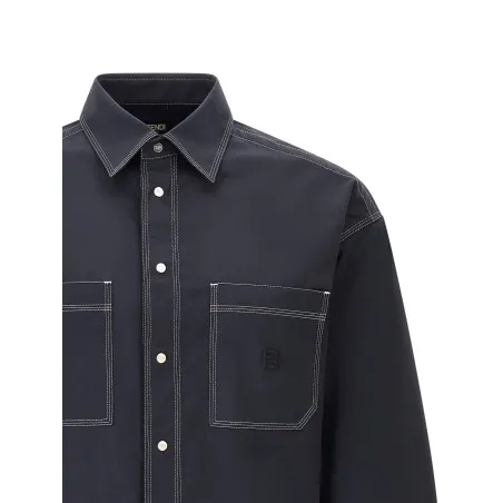 Fendi Ff Selleria Logo Shirt - FENDI