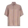 Fendi Net Print Silk Shirt - FENDI