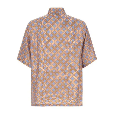 Fendi Net Print Silk Shirt - FENDI