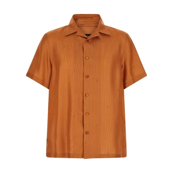 Fendi Selleria Stitching Silk Shirt - FENDI