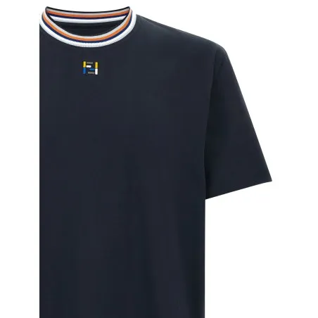 Fendi Ff Stitching T-shirt - FENDI