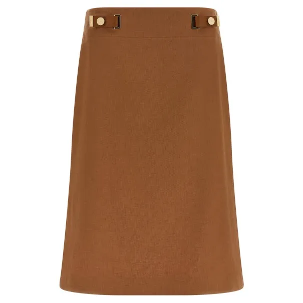 Fendi New Linen Skirt - FENDI