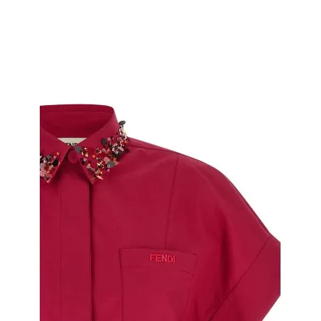 Fendi Shirt With Embroidery - FENDI