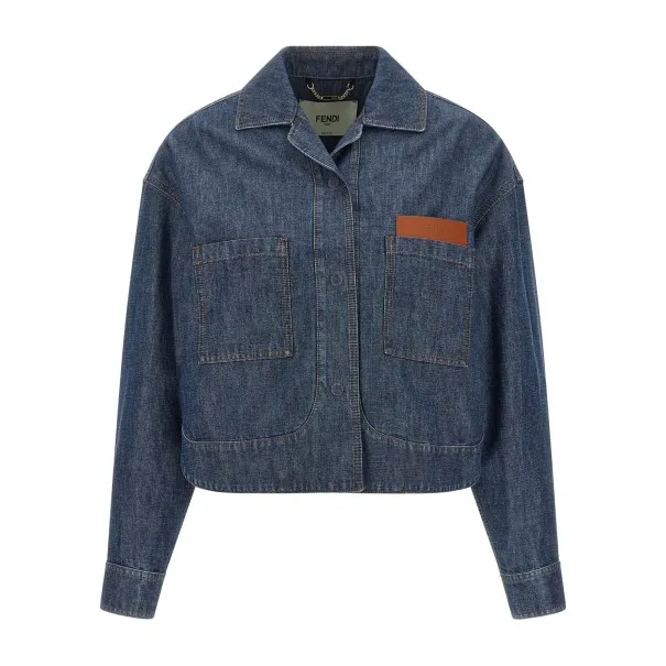 Fendi Chambray Denim Jacket - FENDI