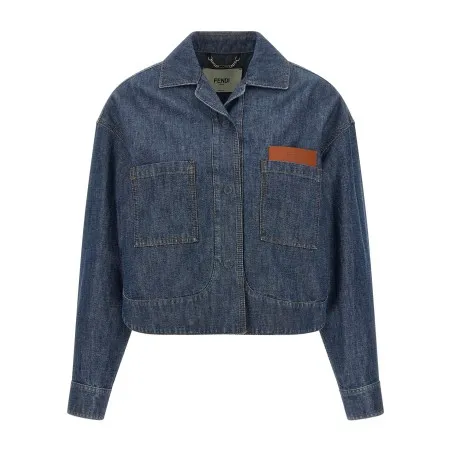 Fendi Chambray Denim Jacket - FENDI