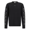 Off White Diag Arrow Fuzzy Sweater With Intarsia - OFF WHITE