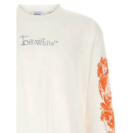 Off White City Nature Skate T-shirt - OFF WHITE