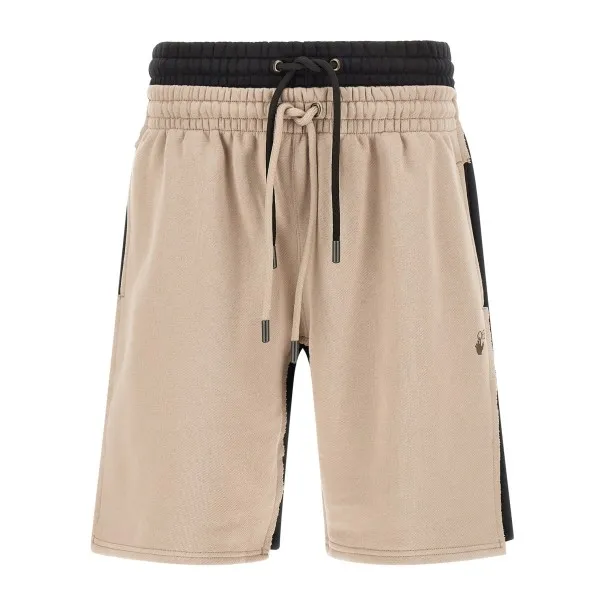 Off White Spices Arrow Overlap Skate Bermuda Shorts - OFF WHITE
