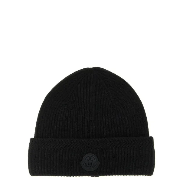Moncler Brioche Half Stitch Cap - MONCLER