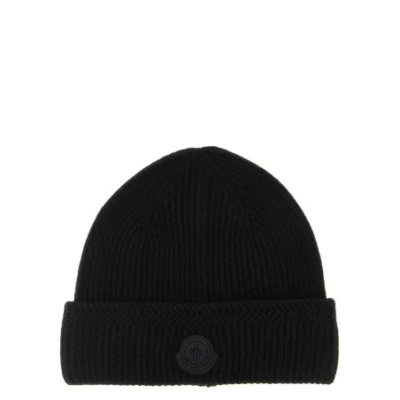 Moncler Brioche Half Stitch Cap - MONCLER
