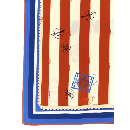 Fendi Pequin Silk Scarf - FENDI