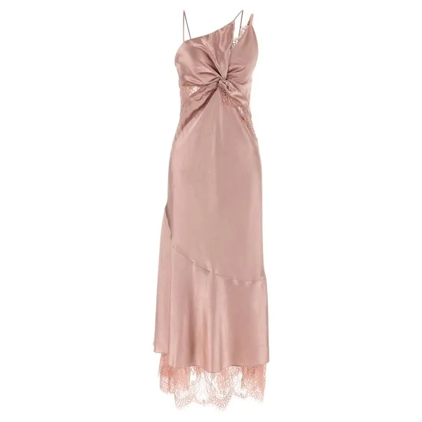 Pinko Satin And Lace Dress - PINKO