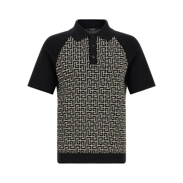 Balmain Pb Monogram Polo - BALMAIN