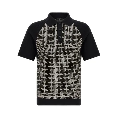 Balmain Pb Monogram Polo - BALMAIN