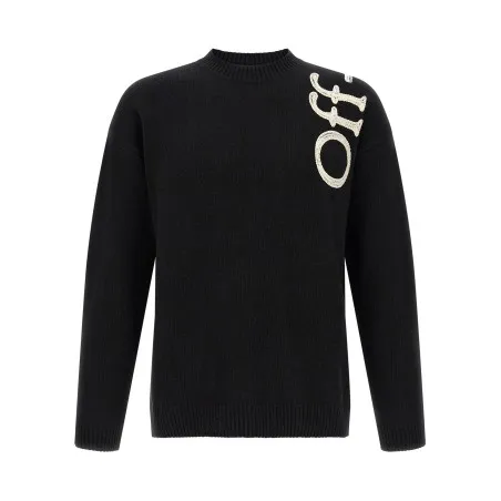 Off White Vertical Bookish Sweater - OFF WHITE