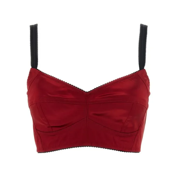 Dolce & Gabbana Bustier Top With Stitching - Dolce&Gabbana