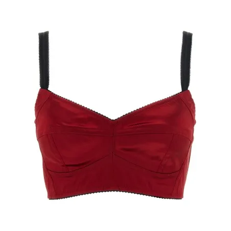 Dolce & Gabbana Bustier Top With Stitching - Dolce&Gabbana