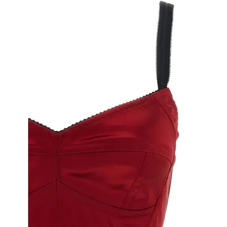 Dolce & Gabbana Bustier Top With Stitching - Dolce&Gabbana