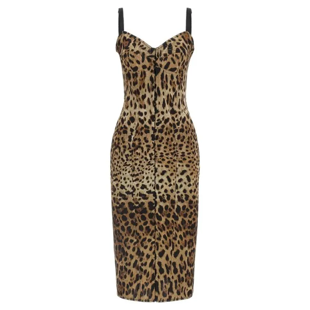 Dolce & Gabbana Animal-print Corset Dress - Dolce&Gabbana