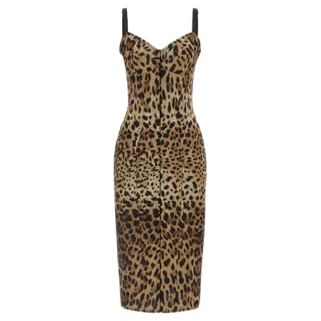 Dolce & Gabbana Animal-print Corset Dress - Dolce&Gabbana