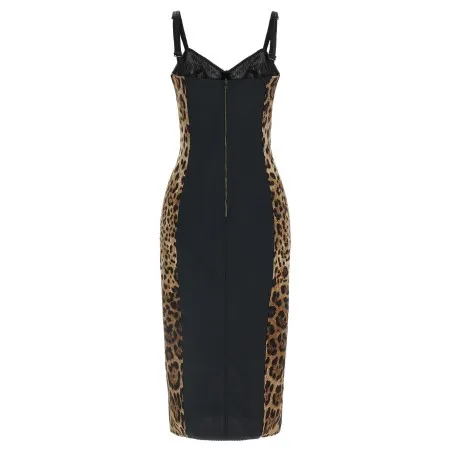 Dolce & Gabbana Animal-print Corset Dress - Dolce&Gabbana