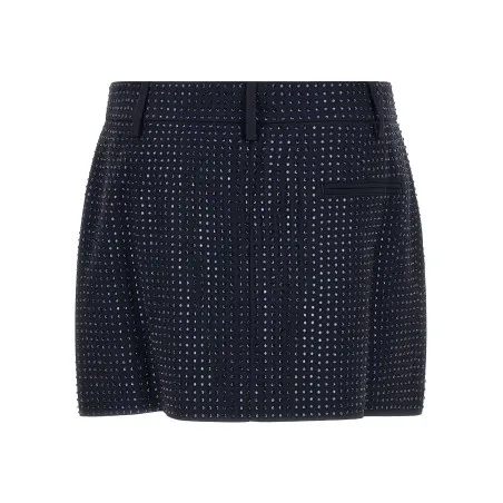 Pinko Soave Skirt With Rhinestones - PINKO