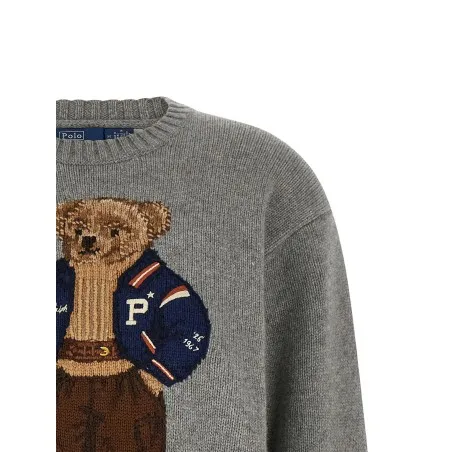 Polo Ralph Lauren Polo Bear Intarsia Sweater - RALPH LAUREN