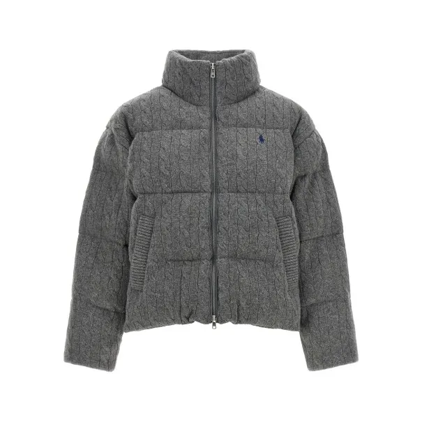 Polo Ralph Lauren Knitted Braided Down Jacket - RALPH LAUREN