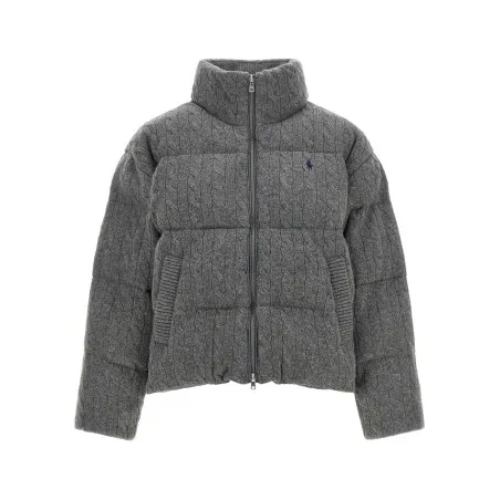 Polo Ralph Lauren Knitted Braided Down Jacket - RALPH LAUREN