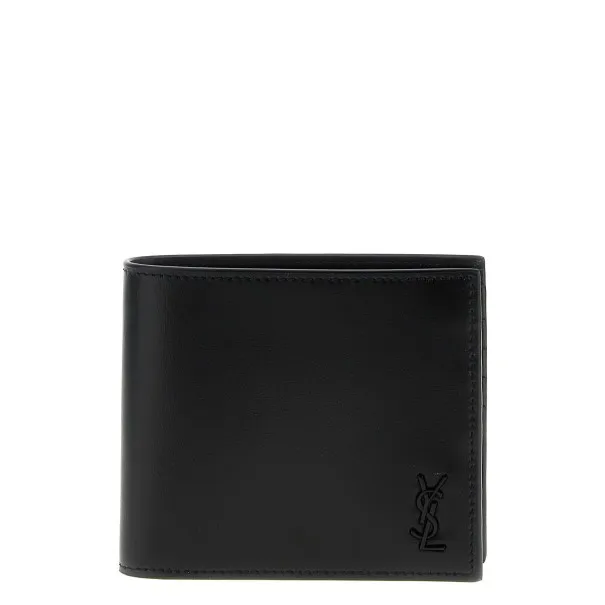 Saint Laurent Logo Leather Wallet - Yves Saint Laurent