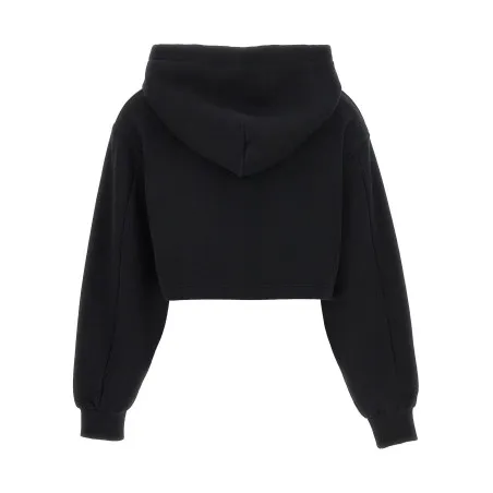 Dolce & Gabbana Logo Embroidery Cropped Hoodie - Dolce&Gabbana