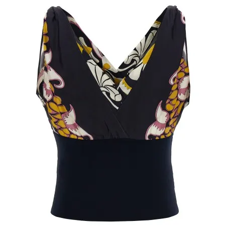 Tory Burch Printed Silk Top - TORY BURCH