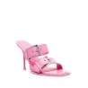 Alexander McQueen 100mm Buckle Leather Sandals - 