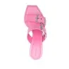 Alexander McQueen 100mm Buckle Leather Sandals - 