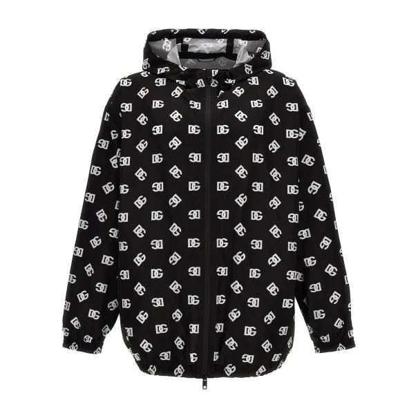 Dolce & Gabbana Logo Print Hooded Jacket - Dolce&Gabbana