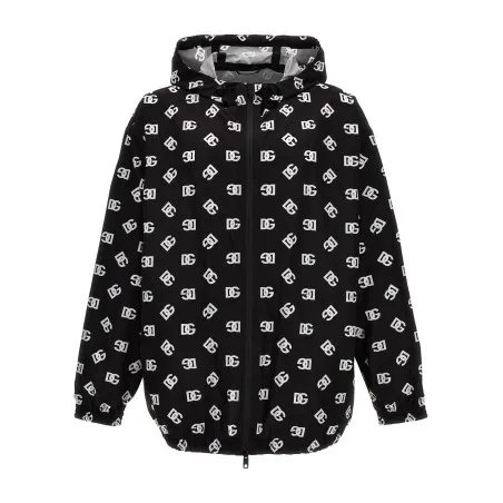 Dolce & Gabbana Logo Print Hooded Jacket - Dolce&Gabbana