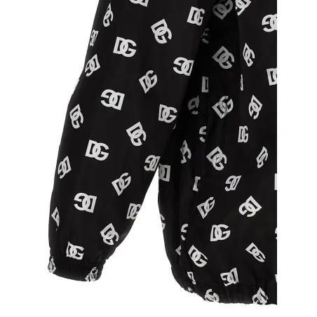 Dolce & Gabbana Logo Print Hooded Jacket - Dolce&Gabbana
