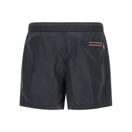 Moncler Logo Patch Swim Shorts - MONCLER