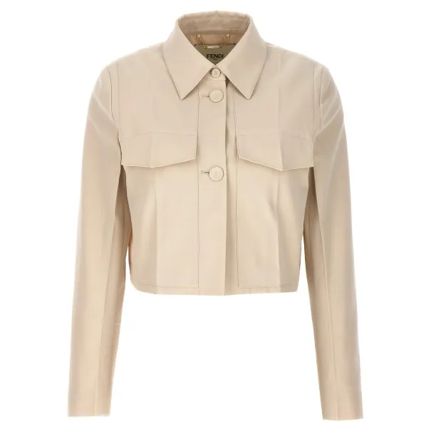 Fendi Tailored Crop Jacket - FENDI