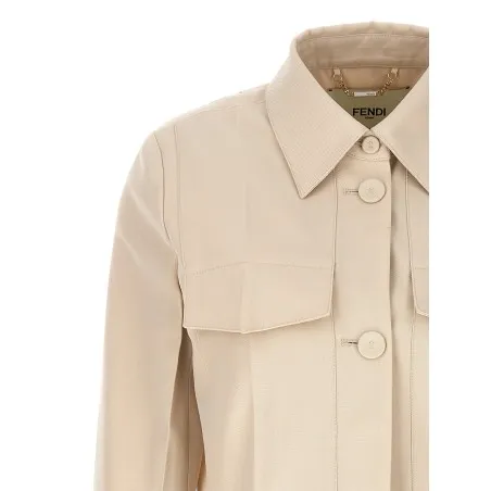 Fendi Tailored Crop Jacket - FENDI