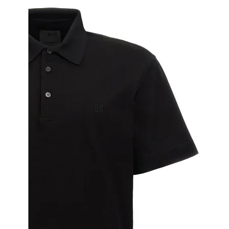 Givenchy Logo Embroidery Polo Shirt - GIVENCHY
